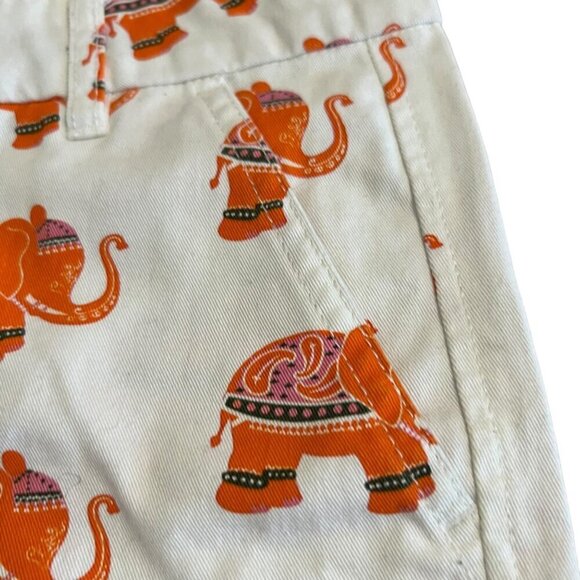 Macbeth Collection By Margaret Josephs Women's Elephant Print Shorts Size M - Picture 6 of 12